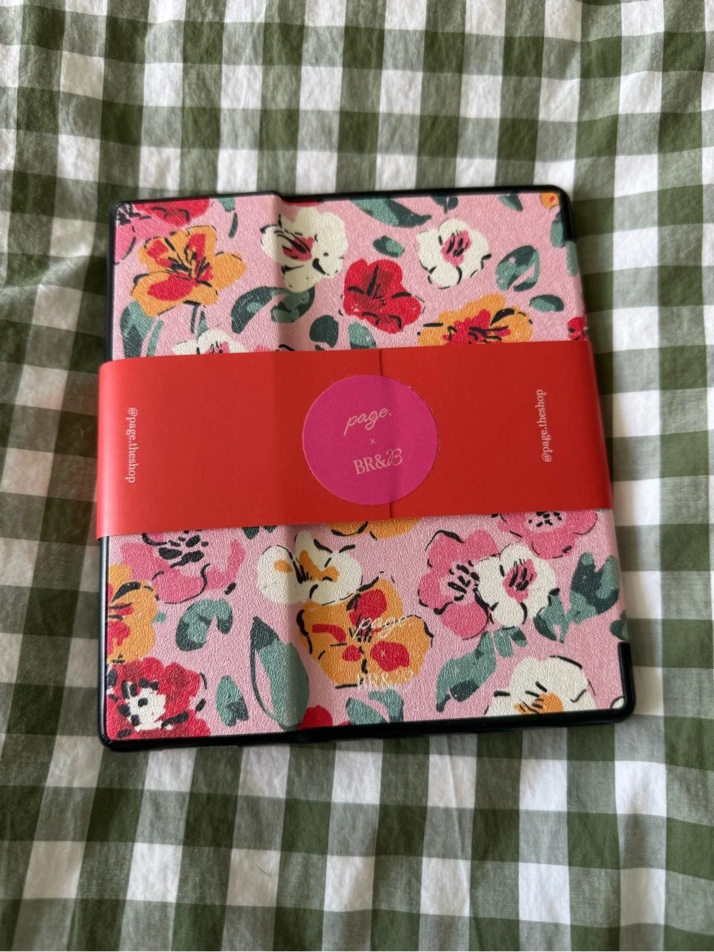 Floral Kindle Oasis Case - Pink Multi